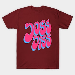 Typography Joss Jiss Word Lettering  Indonesian T-Shirt